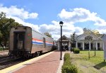 Amtrak Silver Meteor Train # 97 heading away from Winter Park Station toward its next stop of Orlando